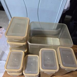 OSO Fresh "Snap n Click" Food Container Set - 10 Containers & 10 Lids